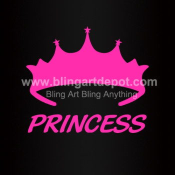 Crown Princess Heat Transfers Vinyl